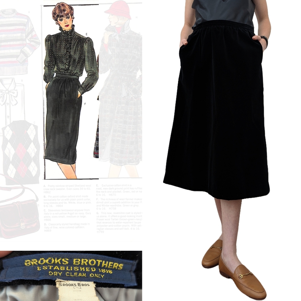 Vintage Brooks Brothers Wool Skirt
